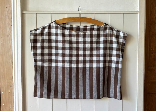 Upcycled Tablecloth Blouse