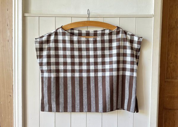 Upcycled Tablecloth Blouse