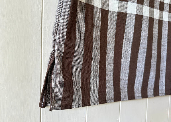 Upcycled Gingham Tablecloth Blouse