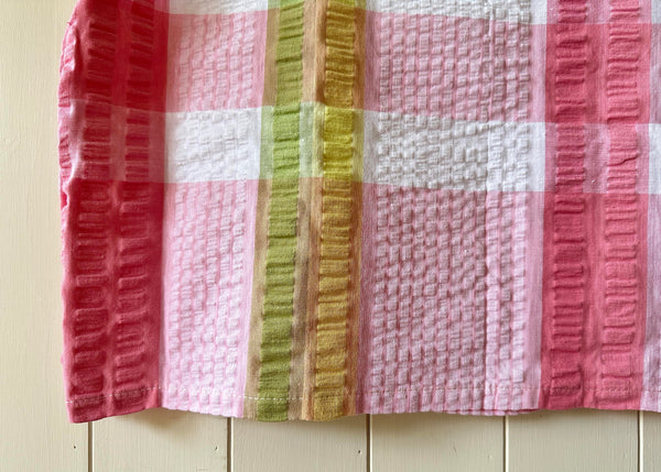 Vintage Striped Tablecloth Blouse