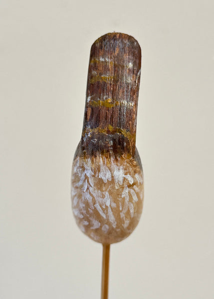 Hand Carved Wren Sculpture