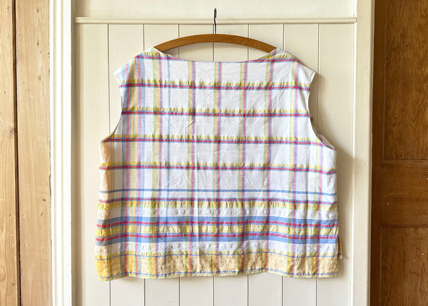 Vintage Tablecloth Crop Top
