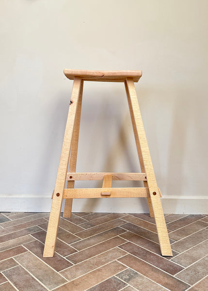 Beech Saddle Stool - Made by Alan