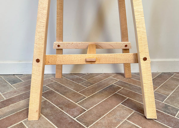 Beech Saddle Stool - Made by Alan