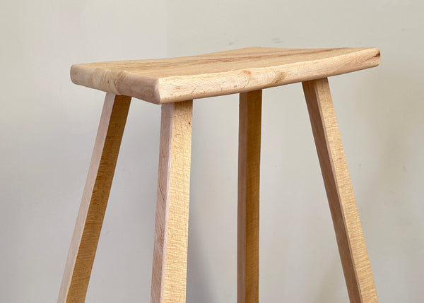 Beech Saddle Stool - Made by Alan