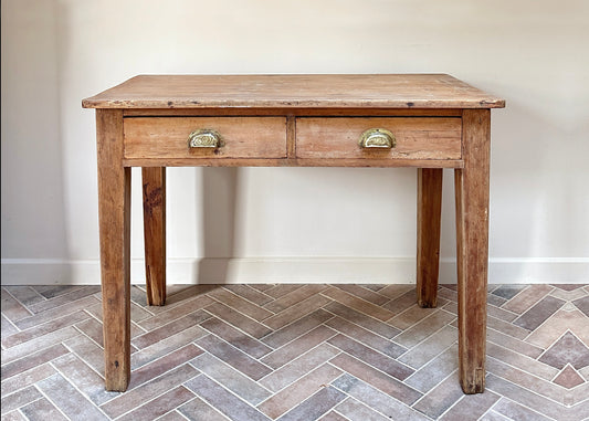 Stripped Pine School Table