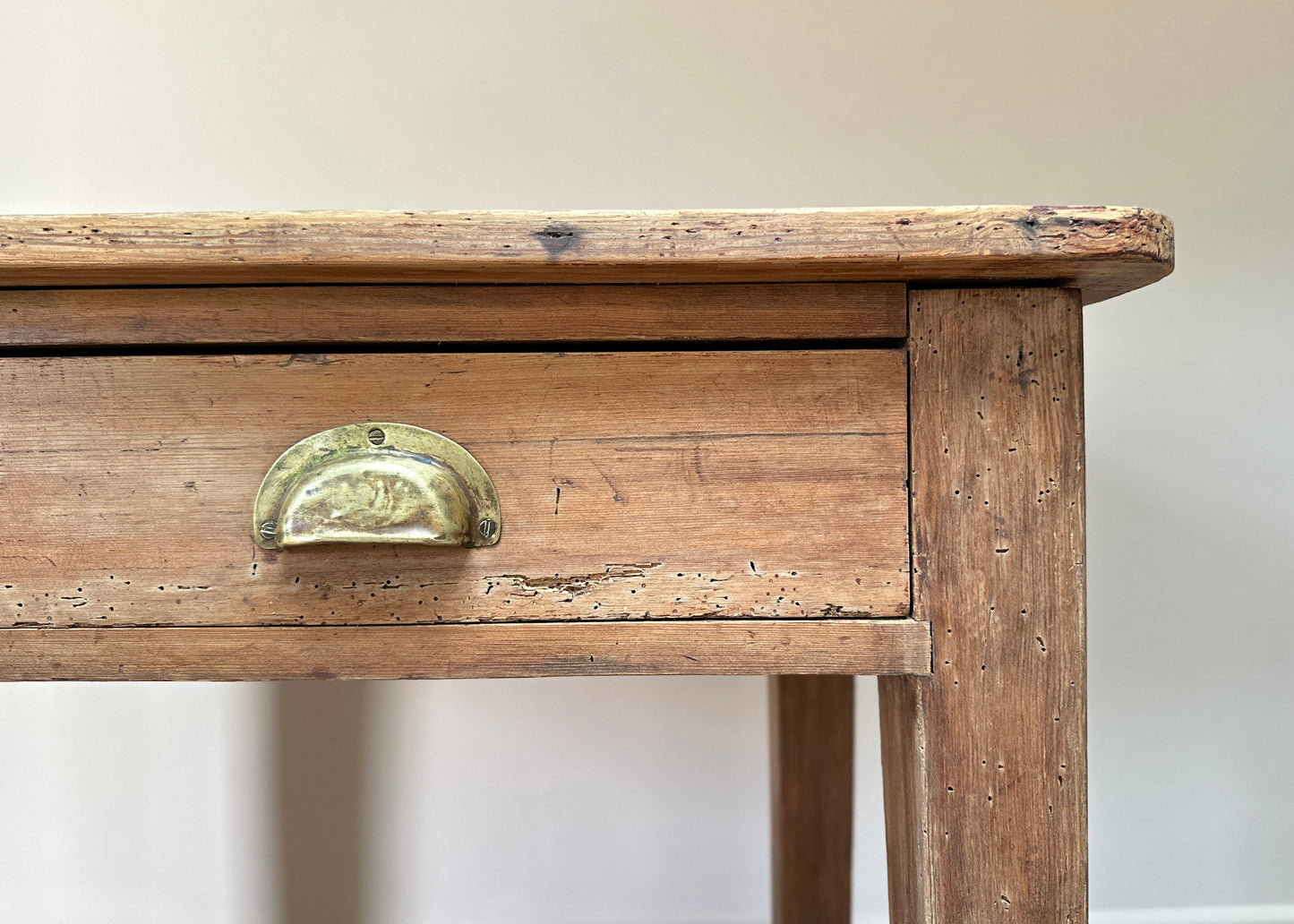 Stripped Pine School Table