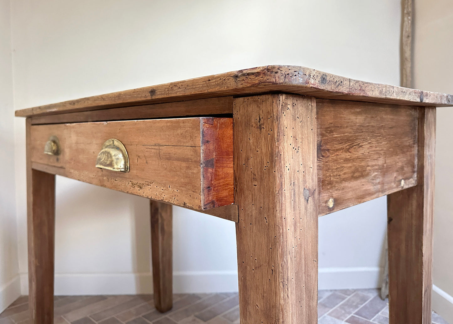 Stripped Pine School Table