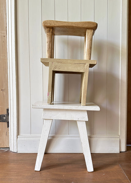 Painted Pine Foot Stool