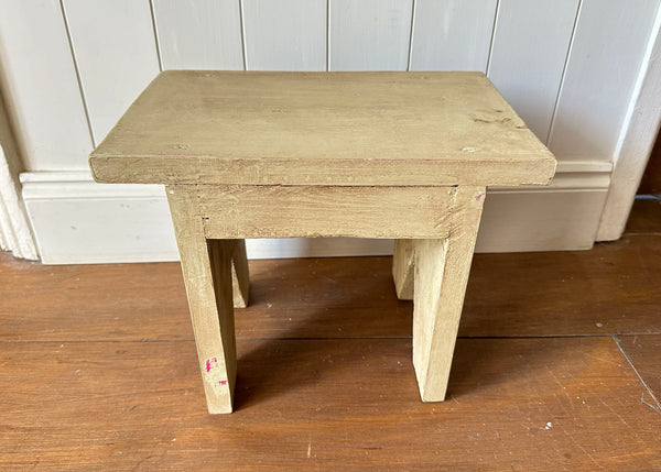 Painted Pine Foot Stool
