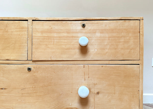 Short Pine Chest of Drawers