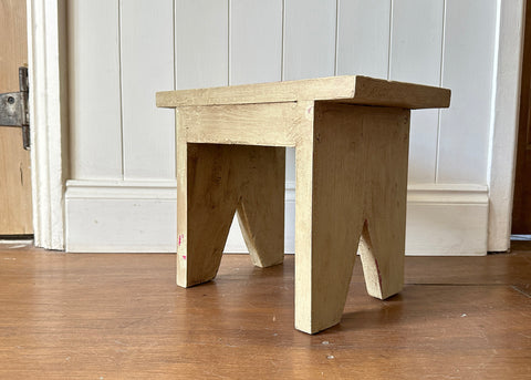 Painted Pine Foot Stool