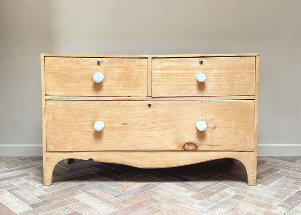 Short Pine Chest of Drawers