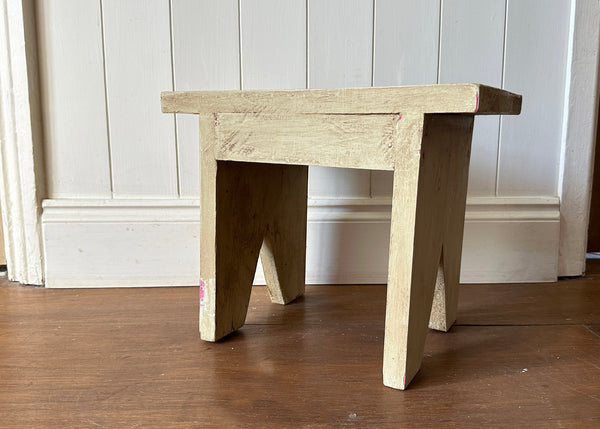 Painted Pine Foot Stool