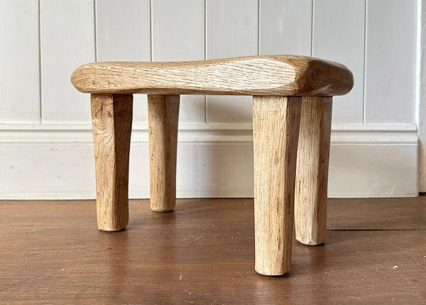 Small Oak Foot Stool - Made by Alan