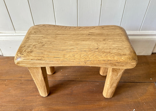 Small Oak Foot Stool - Made by Alan