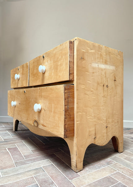 Short Pine Chest of Drawers