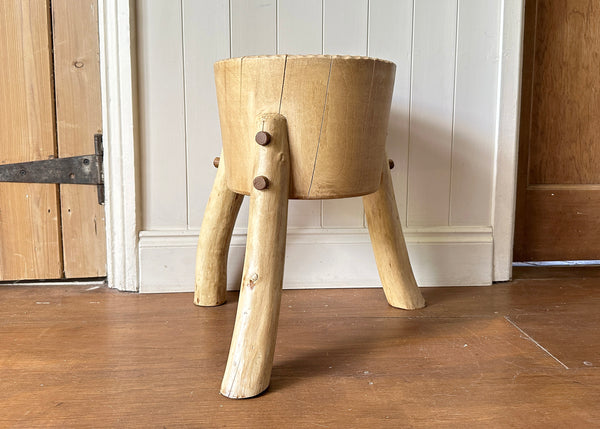 Chopping Block Stool - Made by Alan