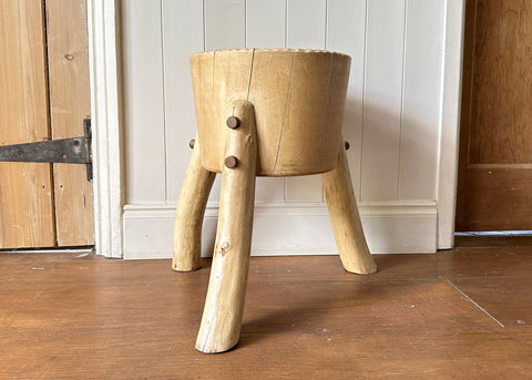 Chopping Block Stool - Made by Alan