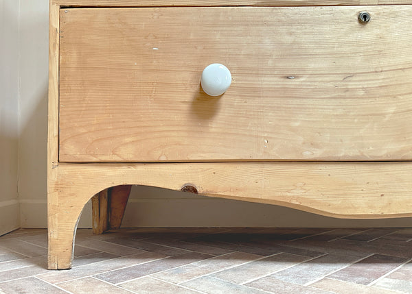 Short Pine Chest of Drawers