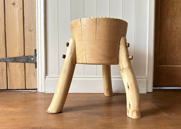 Chopping Block Stool - Made by Alan
