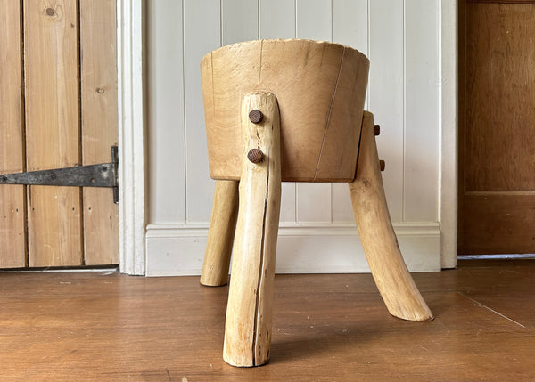 Chopping Block Stool - Made by Alan