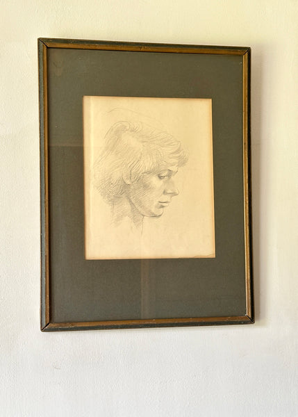 Pencil Sketch of Lady
