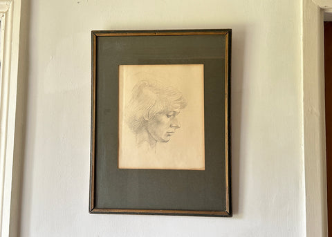 Pencil Sketch of Lady