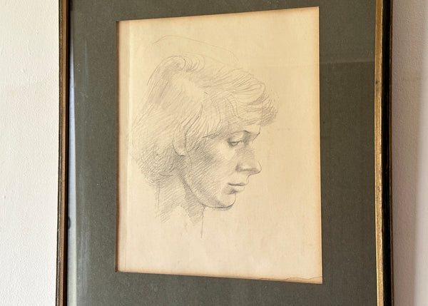 Pencil Sketch of Lady
