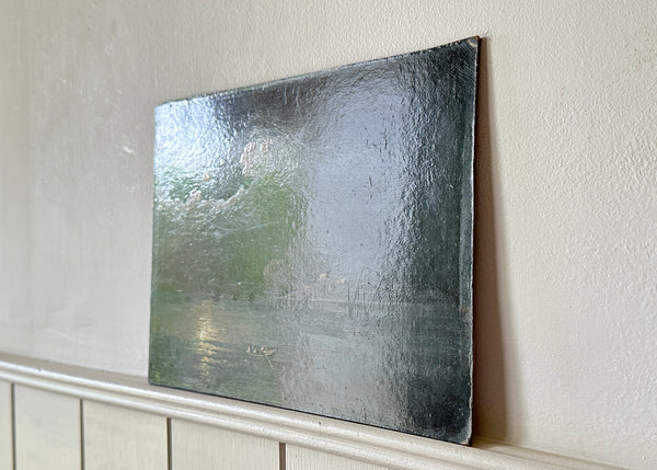 Moonlit Maritime Oil Painting