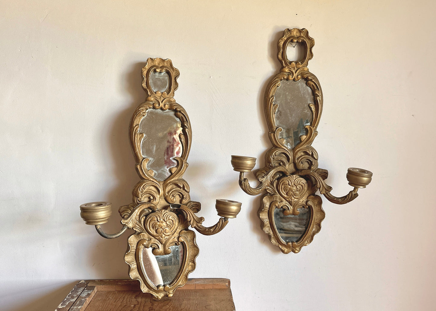 Pair of Antique Wall Sconces