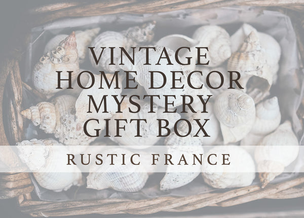 Silver Rustic Decor Mystery Gift Box