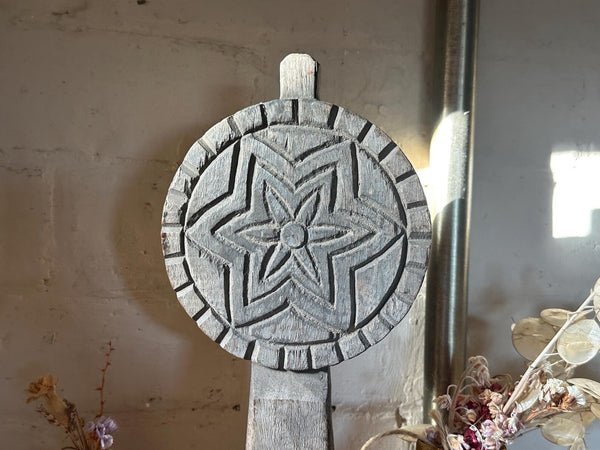 Carved Indian Butter Stamp
