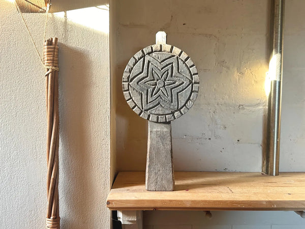 Carved Indian Butter Stamp