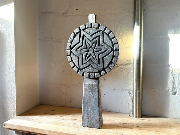 Carved Indian Butter Stamp