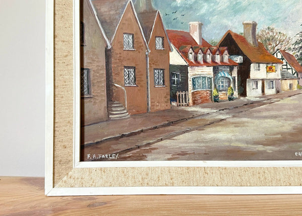 Harlow Church Street Oil Painting