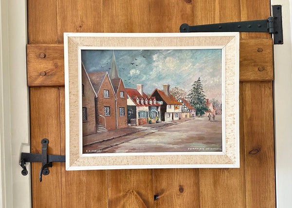 Harlow Church Street Oil Painting