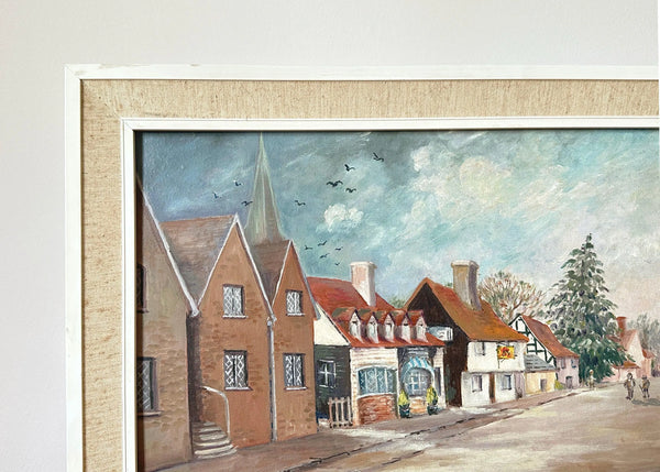Harlow Church Street Oil Painting