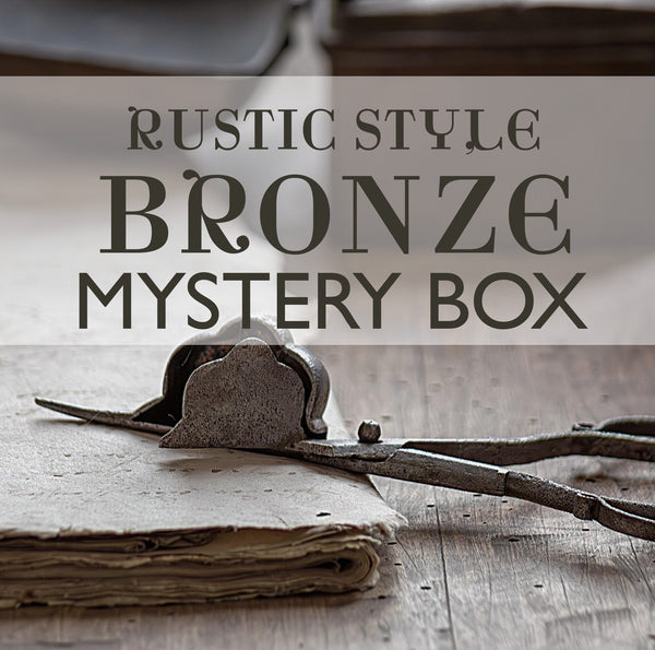 Bronze Rustic Decor Mystery Gift Box