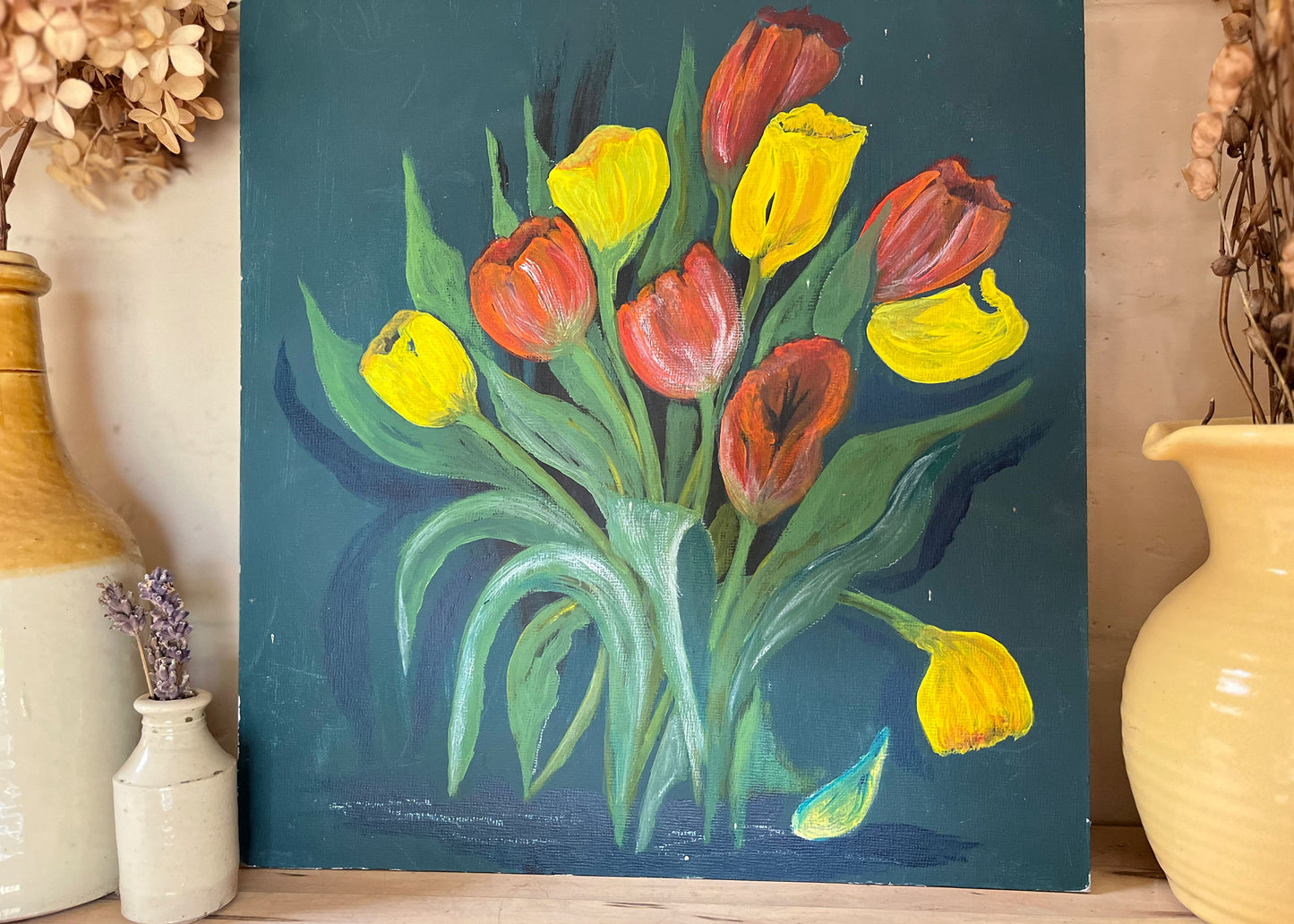 Tulip Still Life Painting